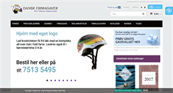 Desktop Screenshot of dansk-firmagaver.dk